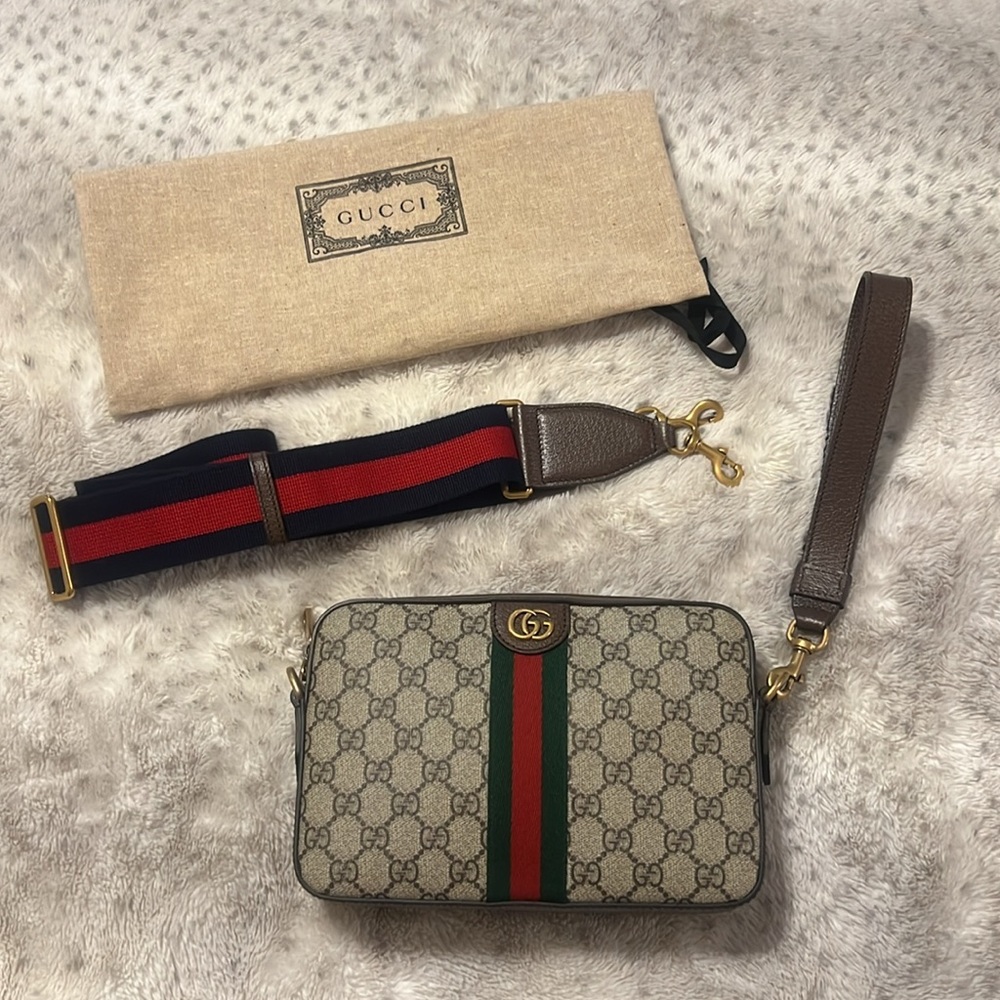 Authentic Gucci Ophidia GG shoulder bag